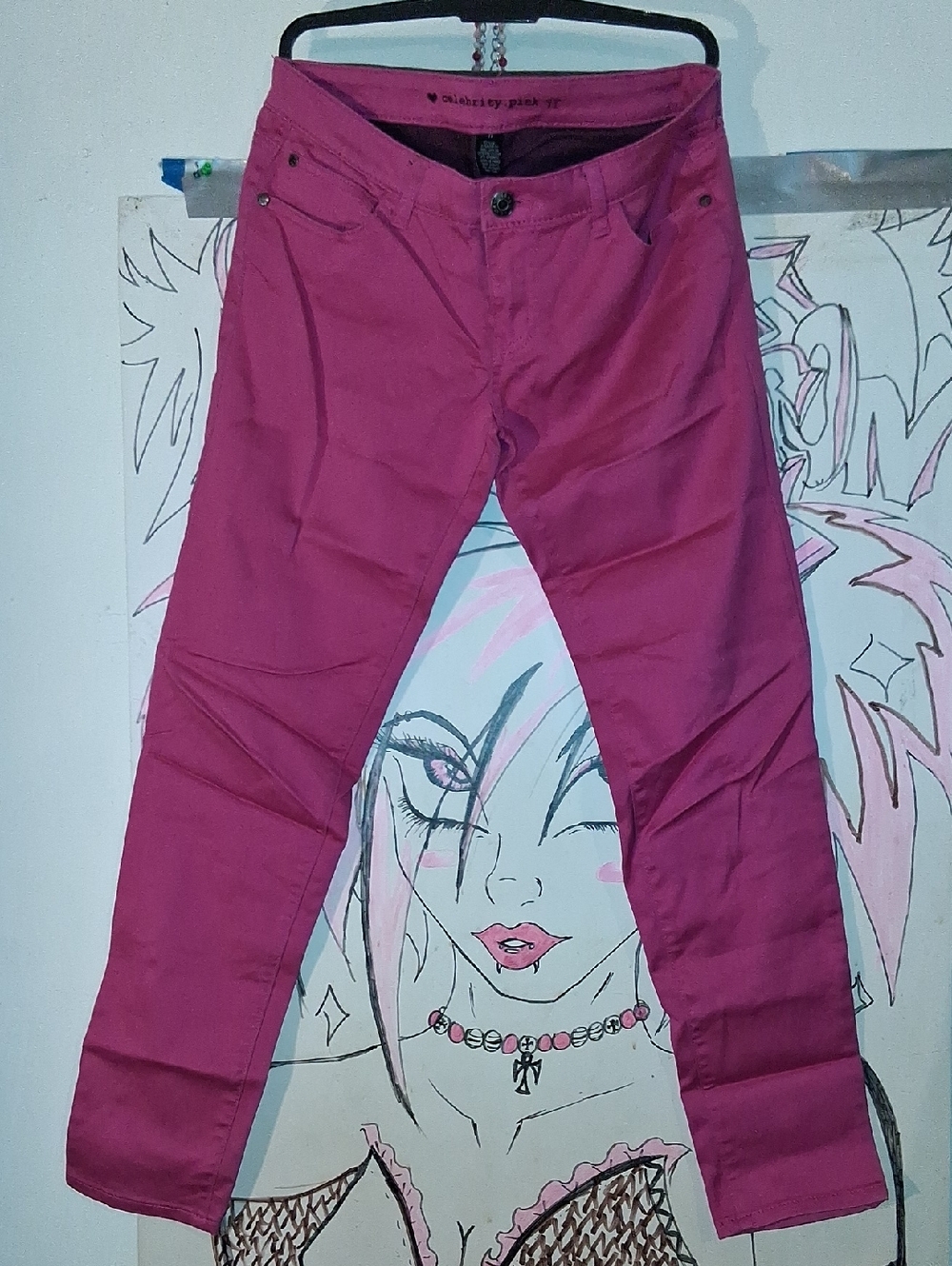 Celebrity Pink Fuchsia Skinny Jeans
